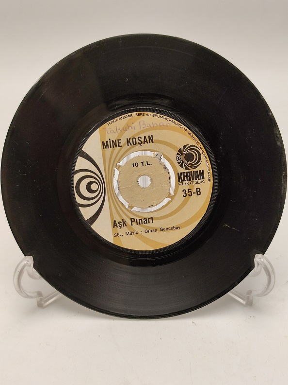 MİNE KOŞAN AŞK PINARI-SEV DEDİ GÖZLERİM 45 LİK PLAK