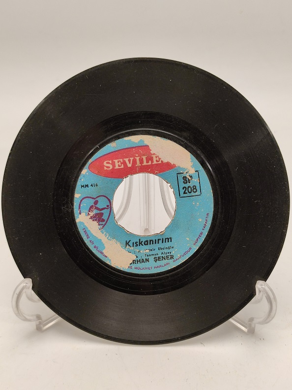 ORHAN ŞENER KISKANIRIM-YARIM KALAN AŞK 45 LİK PLAK