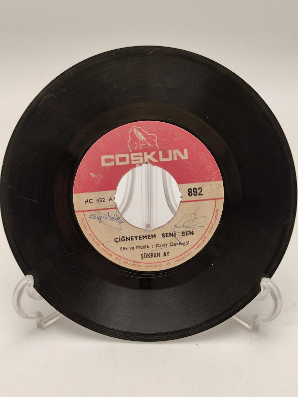 ŞÜKRAN AY ÇİĞNEYEMEM SENİ BEN-KİM DERDİKİ BİZ AYRILACAKTIK 45 LİK PLAK