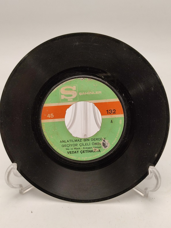 VEDAT ÇETİNKAYA ANLATILMAZ BİN DERT İLE GEÇİYOR ÇİLELİ ÖMRÜM-YILLARIMI NASIL VERDİM 45 LİK PLAK