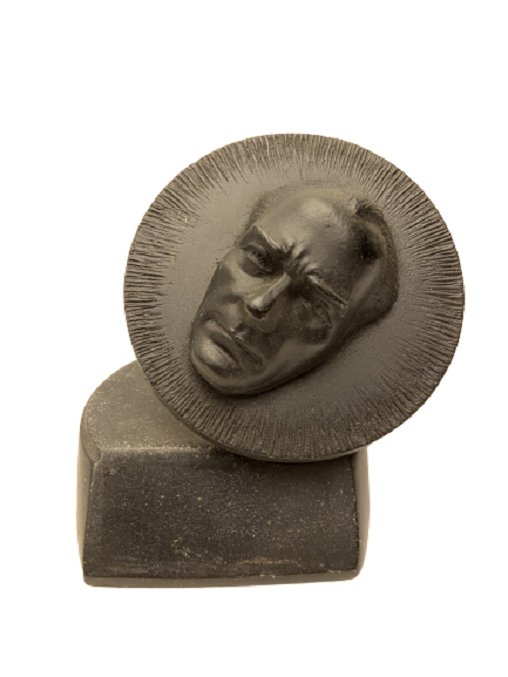 SİYAH HAREKET ETTİRİLEBİLEN ALÇI MUSTAFA KEMAL ATATÜRK BÜSTÜ