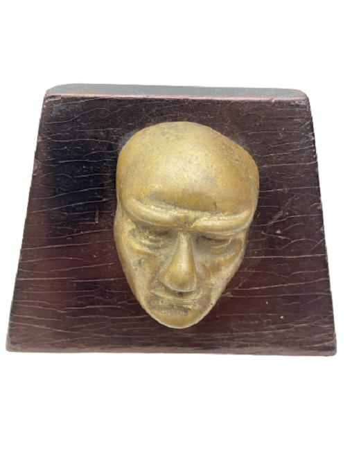 AHŞAP ÜZERİ BRONZ MUSTAFA KEMAL ATATÜRK SİLÜETİ