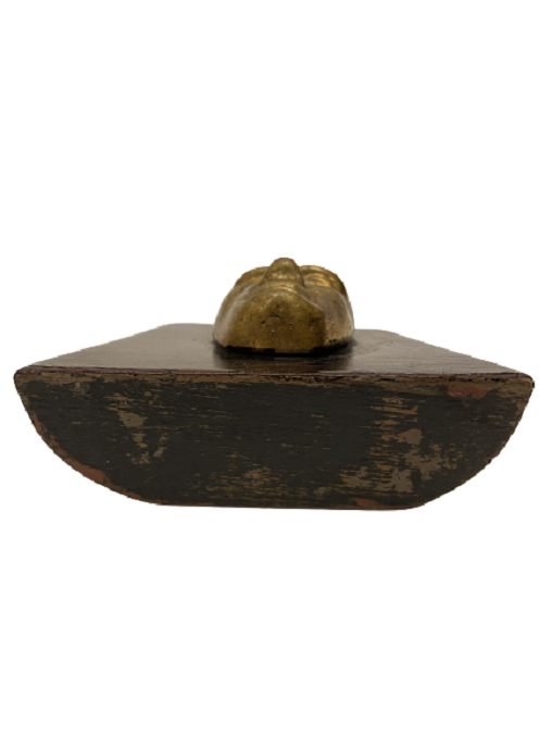 AHŞAP ÜZERİ BRONZ MUSTAFA KEMAL ATATÜRK SİLÜETİ