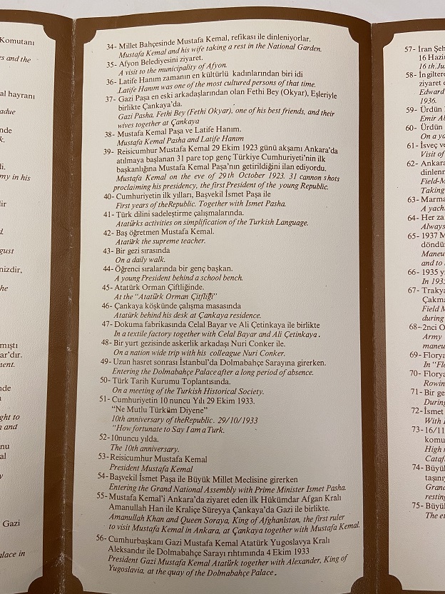 ATATÜRK'ÜN DOĞUMUNUN 100. YILI HATIRASI KATLANIR EL BUROŞUR 