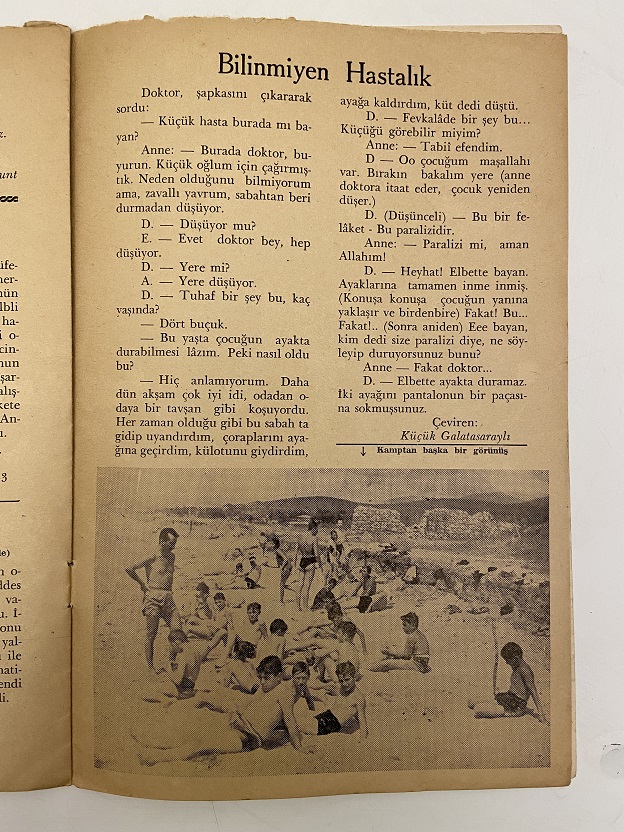 KÜÇÜK GALATASARAYLI DERGİSİ KAPAK GAZİ MUSTAFA PAŞA MUSTAFA KEMAL ATATÜRK GÖRSELLİ