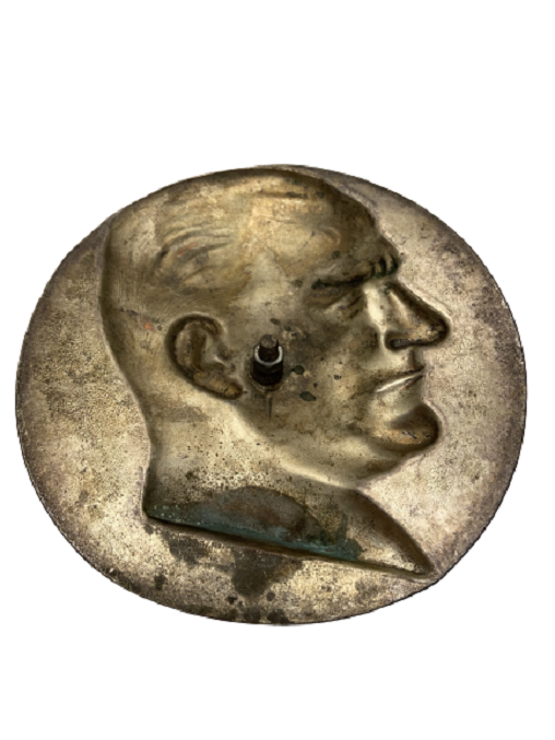 METAL ROLYEF İŞLEMELİ GÜMÜŞ KAPLAMA  MUSTAFA KEMAL ATATÜRK PORTRESİ