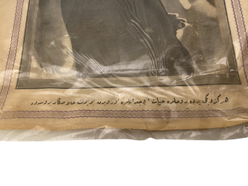 OSMANLICA YAZILI DERGİ KAPAGI MUSTAFA KEMAL ATATÜRK FOTOĞRAFI