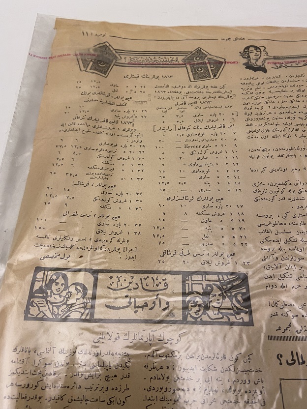 OSMANLICA YAZILI DERGİ KAPAGI MUSTAFA KEMAL ATATÜRK FOTOĞRAFI