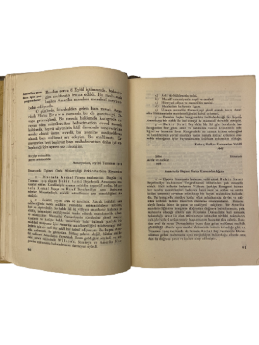 1919-1920 TÜRK DEVRİM ENSTİTÜSÜ KAPAKLI NUTUK MUSTAFA KEMAL ATATÜRK 1. CİLT