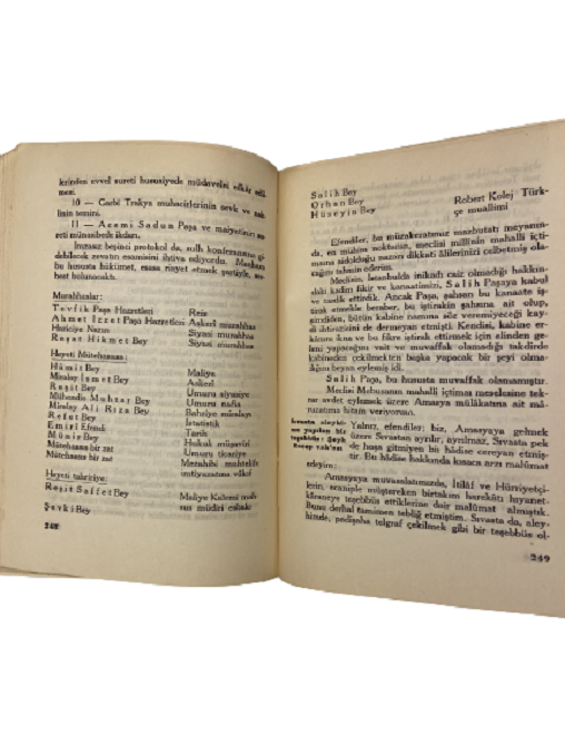 1919-1920 TÜRK DEVRİM ENSTİTÜSÜ KAPAKLI NUTUK MUSTAFA KEMAL ATATÜRK 1. CİLT