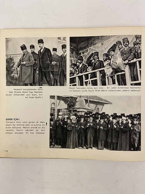 ÖZENLE HAZIRLANMIŞ SİYAH BEYAZ YAPI KREDİ BANKASININ 20. KURULUŞ YILI DOLAYISI İLE HAZIRLANMIŞDIR MUSTAFA KEMAL ATATÜRK FOTOĞRAF ALBÜMÜ  FOTOĞRAFLARLA ATATÜRK DOĞUMUNDAN CUMHURİYETİN İLÂNINA KADAR