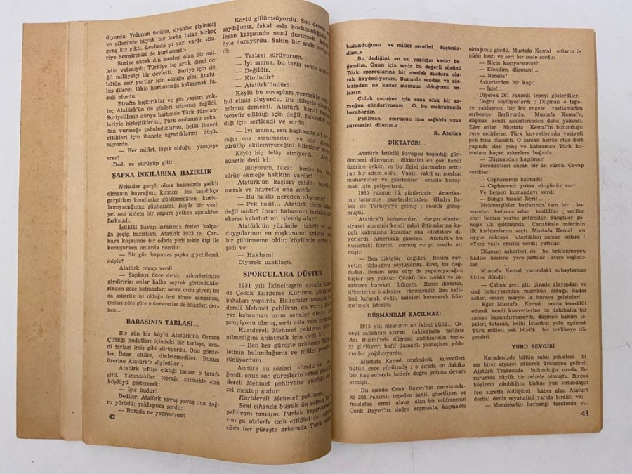 NÜKTE FIKRA VE ÇİZGİLERLE ATATÜRK KİTAP