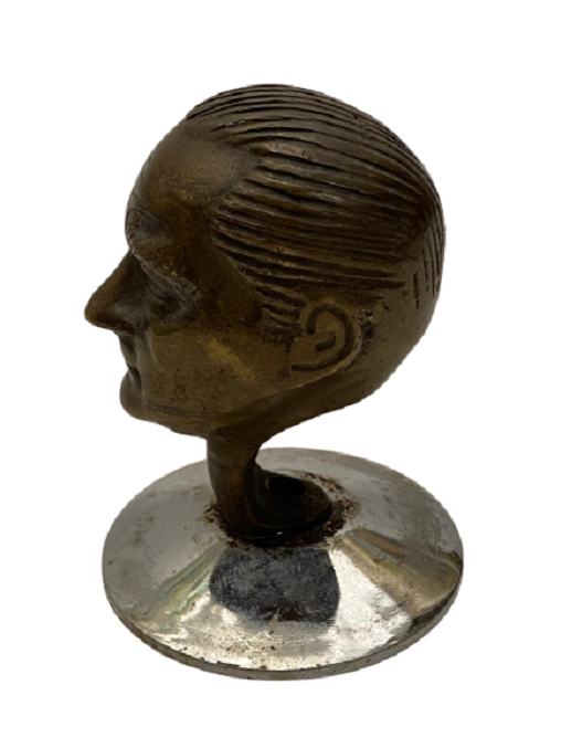  MUSTAFA KEMAL ATATÜRK BÜSTÜ BRONZ KROM CELİK ALT KAİDELİ