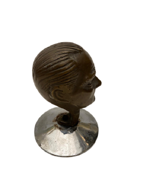  MUSTAFA KEMAL ATATÜRK BÜSTÜ BRONZ KROM CELİK ALT KAİDELİ