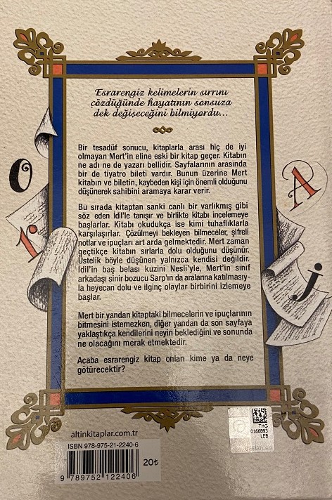 ALMİLA AYDIN-ESRARENGİZ KELİMELER KİTAP