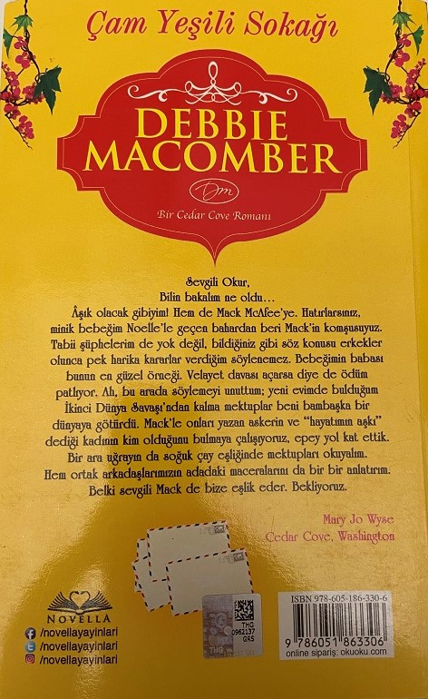 DEBBIE MACOMBER ÇAM YEŞİLİ SOKAĞI KİTAP