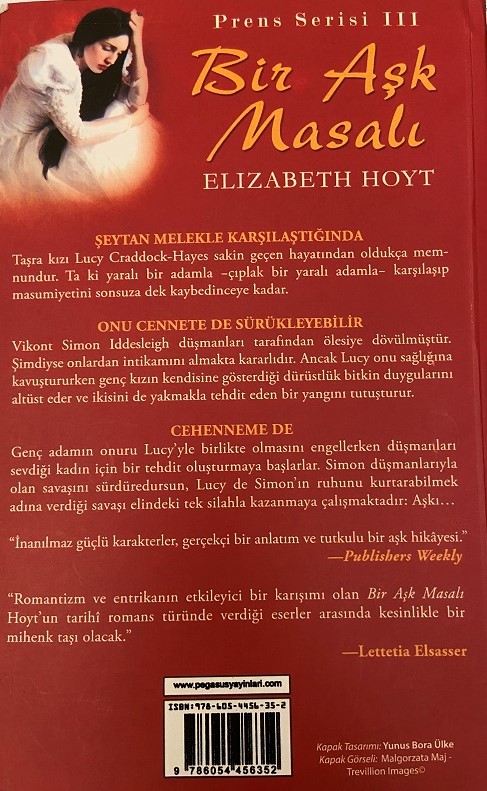 ELİZABETH HOYT-BİR AŞK MASALI KİTAP