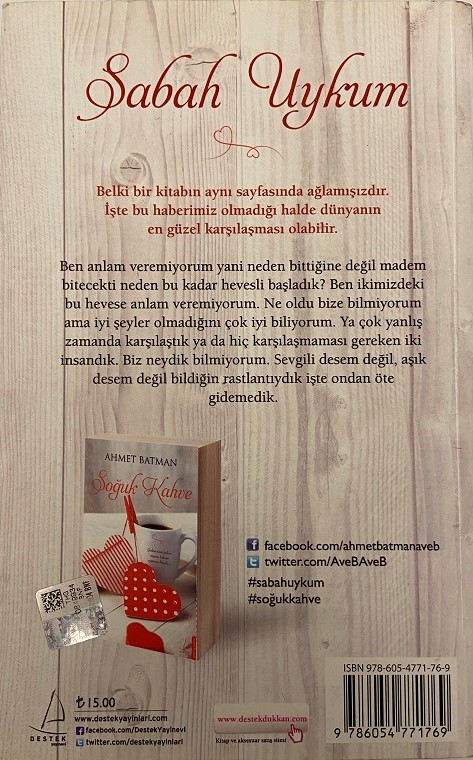 AHMET BATMAN SABAH UYKUM KİTAP