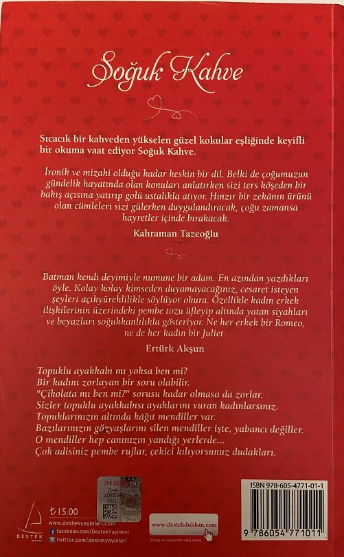 AHMET BATMAN-SOĞUK KAHVE KİTAP