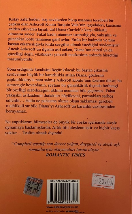 ANNA CAMPBELL SANA TESLİM OLDUM KİTAP