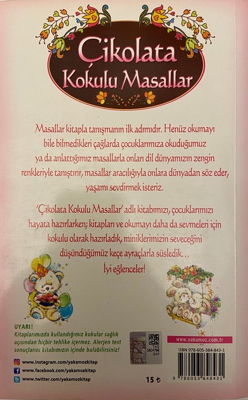 ÇİKOLATA KOKULU MASALLAR KOKULU KİTAP