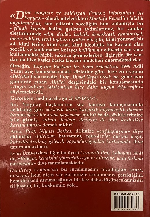 DEMİRTAŞ CEYHUN AYDINLARIMIZ VE LAİSİZM KİTAP