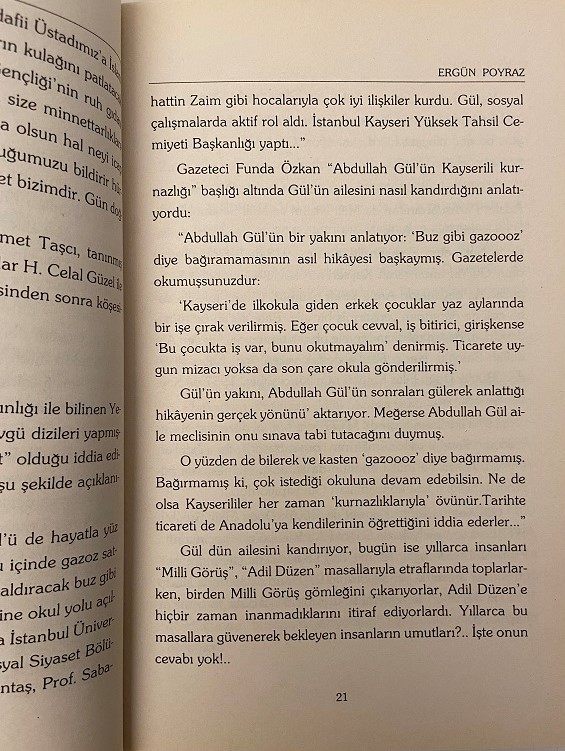 ERGÜN POYRAZ MUSA'NIN GÜLÜ KİTAP