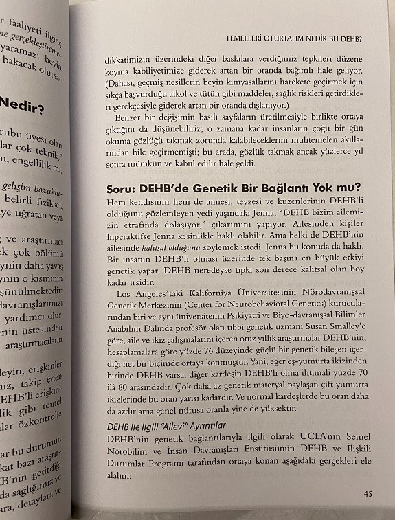 GİNA DEHA SEN Mİ BEN Mİ YOKSA ERİŞKİM DEHB Mİ? KİTAP