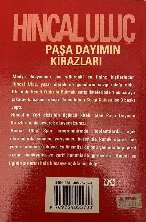 HINCAL ULUÇ PAŞA DAYIMIN KİRAZLARI KİTAP