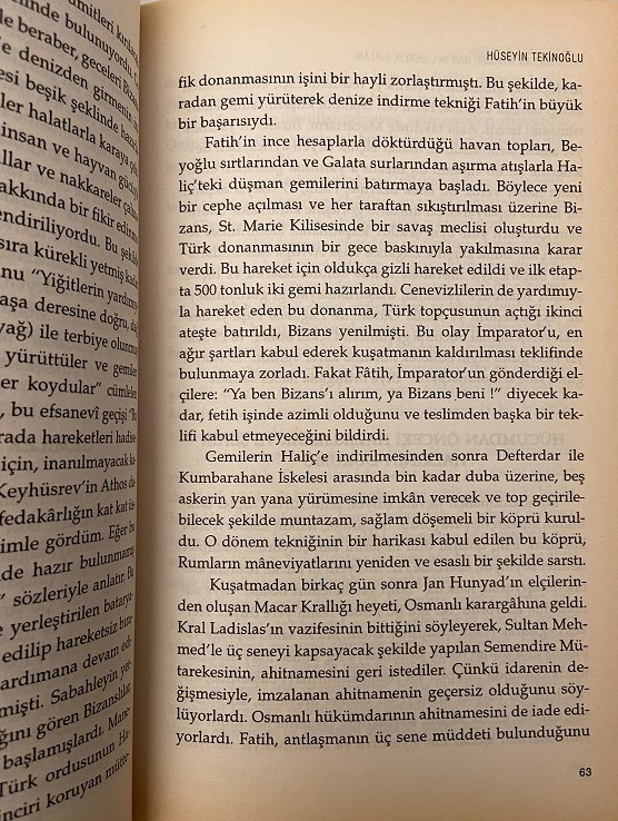 HÜSEYİN TEKİNOĞLU-FATİH SULTAN MEHMED HAN'IN YÖNETİM VE LİDERLİK SIRLARI KİTAP