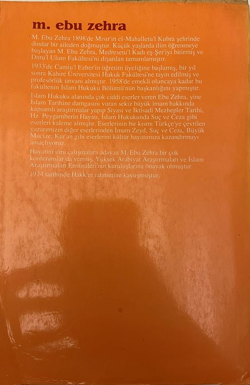 İMAM CAFER SADIK M.EBU ZEHRA KİTAP