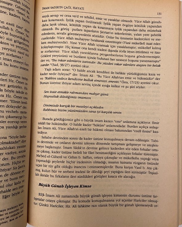 İMAM CAFER SADIK M.EBU ZEHRA KİTAP