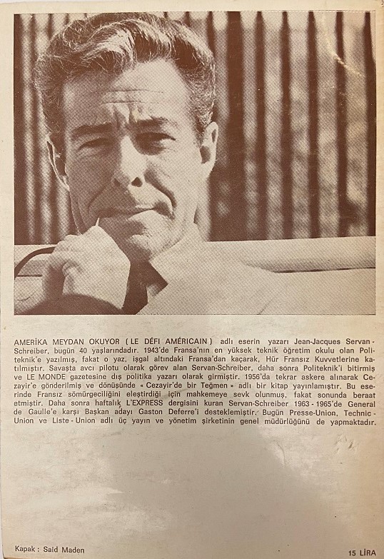 AMERİKA MEYDAN OKUYOR J.J. SERVAN,SCHREIBER