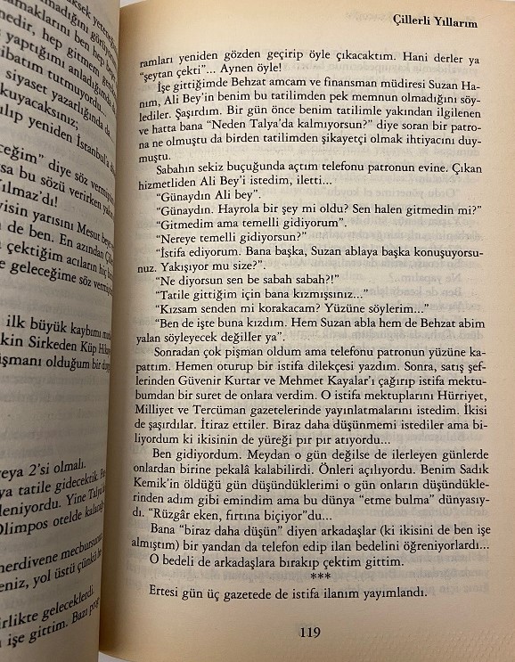 MEMDUH BAYRAKTAROĞLU ÇİLLERLİ YILLARIM KİTAP