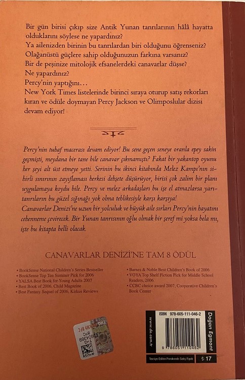 RICK RIOARDAN CANAVAR DENİZİ KİTAP