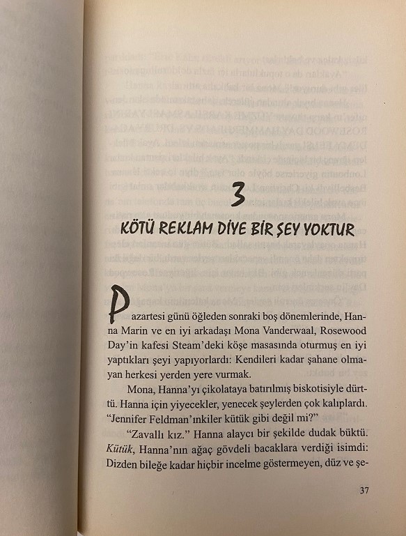 SARA SHEPARD MÜKEMMEL KİTAP