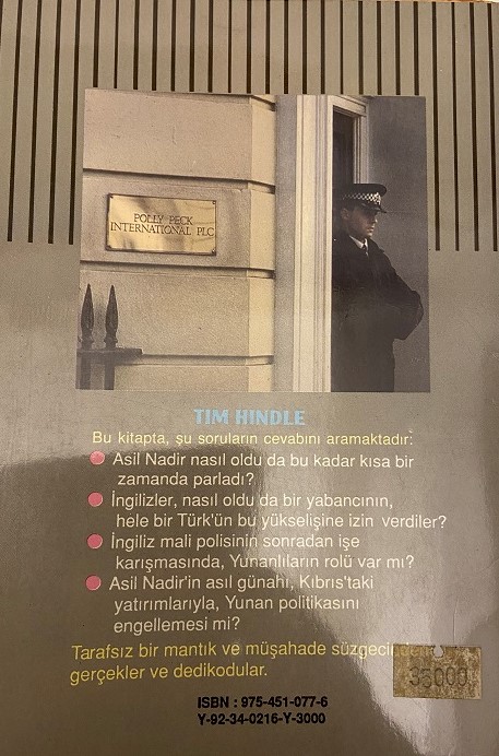 TIM HINDLE ASİL NADİR OLAYININ İÇYÜZÜ KIBRIS MI? KİTAP