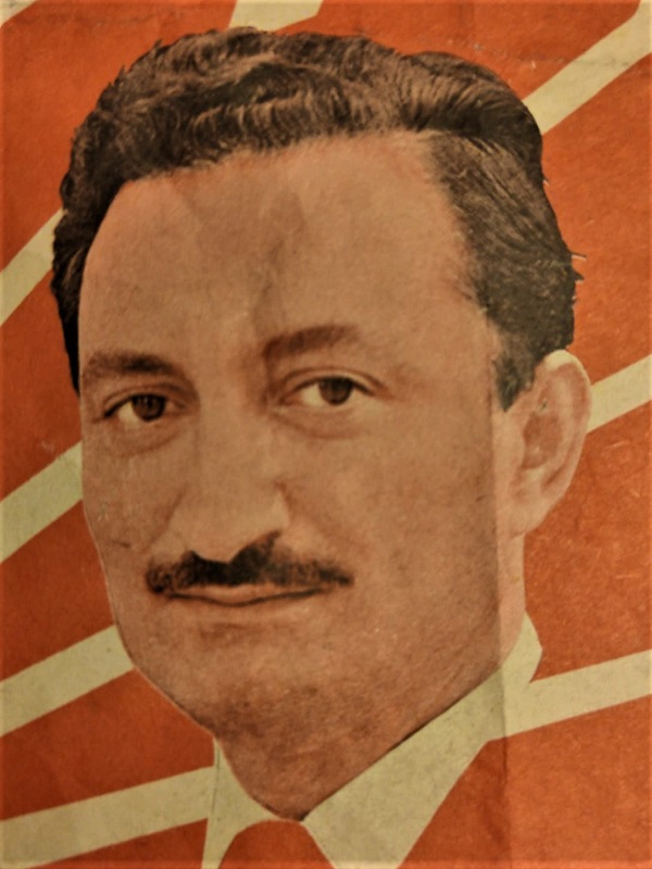 CHP CUMHURİYET HALK PARTİSİ AMBLEMİ VE BÜLENT ECEVİT RESİMLİ PARTİ TANITIMLI  KAGIT BAYRAK 