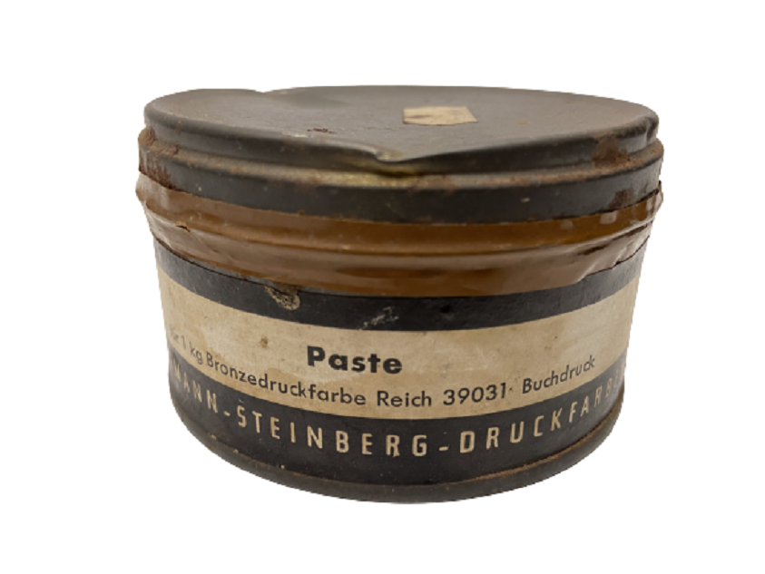  FUR 1 KG BROZZEDRUCK FABRE REİCH 39031 BUCHDRUCK FUST SCHOFFER GUTENBERG  FUST SCHOFFER GUTENBERG AÇILMAMIŞ KUTUSUNDA  TİPO BASKI MÜREKKEBİ