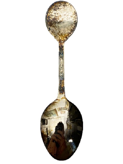 GÜMÜŞ KAPLAMA MILANO HATIRASI KOLEKSİYON KAŞIĞI