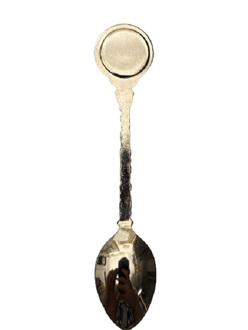 GÜMÜŞ KAPLAMA NAPOLI HATIRASI KOLEKSİYON KAŞIĞI KUTUSUNDA 