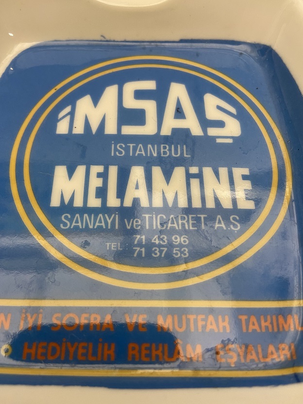  KÜLTABLASI İMSAŞ İSTANBUL MELAMİNE REKLAMLI SİGARA SÖNDÜRME KÜLLÜK
