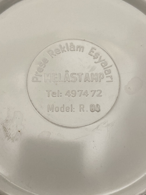 KÜLTABLASI MELASTAMP PRESE REKLAM EŞYALARI AK-KARDAN SANAYİ REKLAMLI KÜLLÜK