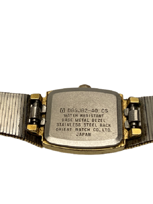 ORIENT QUARTZ D85JB2-40 CS KORDONLU ALTIN KAPLAMA CALIŞAN KADIN KOL SAATİ