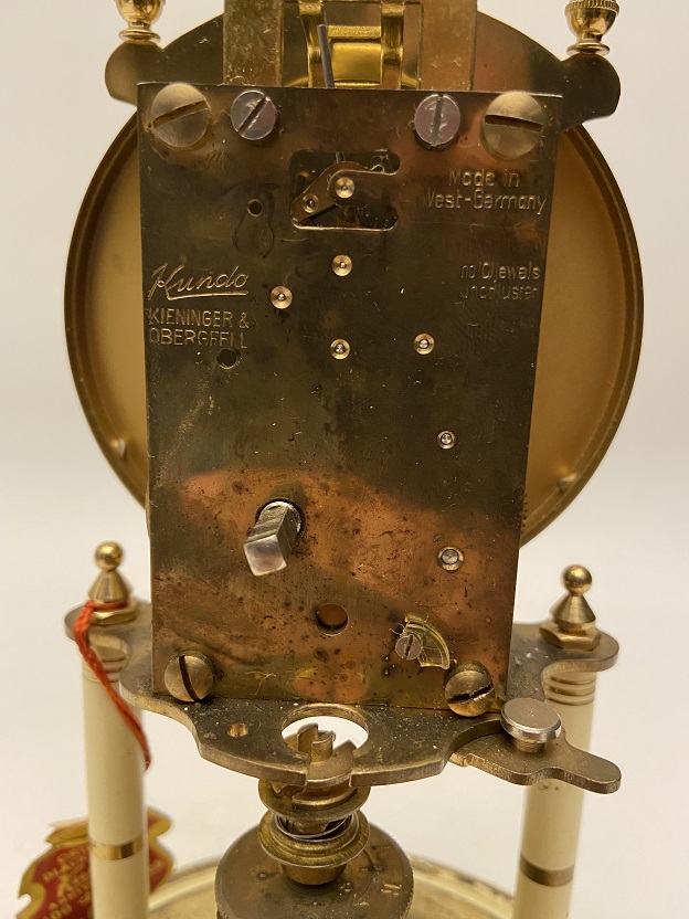 ORIGINAL LACK FOREST KUNDO ANNIVERSARY 400 DAY CLOCK MEKANIK MASA KONSOL SOMİNE UZERİ  SAATİ