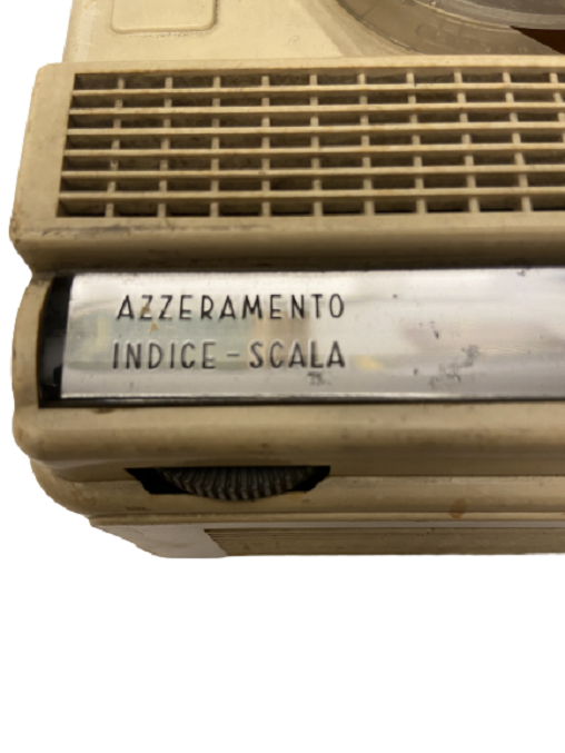 1960 İTALYAN GELOSO G258 PALANDUZ LANBALI BAKALİT RENKLİ DÜGMELİ MARAKA BANT CALAR VE SES KAYIT ALMA CİHAZI