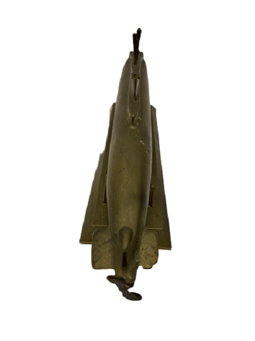  1960 PİRİNÇ DÖKÜM ALT KAİDELİ USTA İŞİ EL YAPIM  EL TESVİYE İŞİ ERTUGRUL DENİZALTI MAKETİ