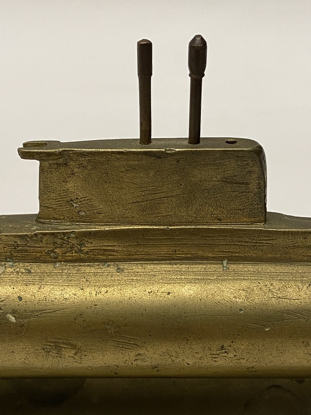  1960 PİRİNÇ DÖKÜM ALT KAİDELİ USTA İŞİ EL YAPIM  EL TESVİYE İŞİ ERTUGRUL DENİZALTI MAKETİ