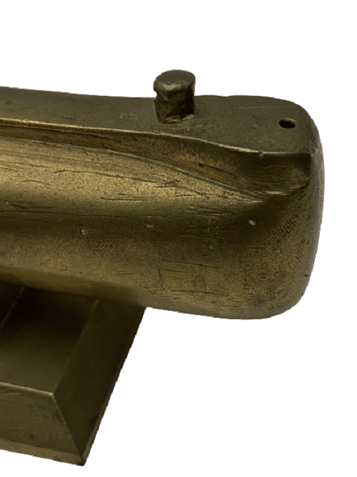  1960 PİRİNÇ DÖKÜM ALT KAİDELİ USTA İŞİ EL YAPIM  EL TESVİYE İŞİ ERTUGRUL DENİZALTI MAKETİ