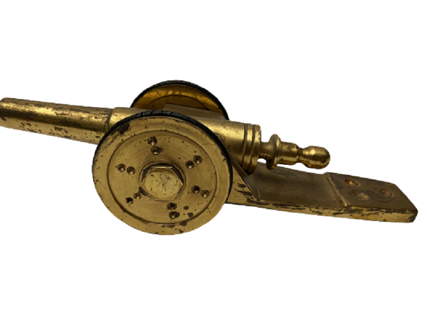 EL TESVİYE İŞİ PİRİNÇ SAVAŞ GEMİ GUVERTE TOPU 